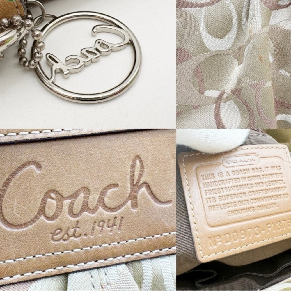 Coach Gallery Pleated Tote With Leather trim (2009) - Picture 10 of 15